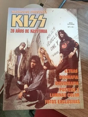 Revista Madhouse Presenta Kiss # 5 - 20 Años De Kisstoria