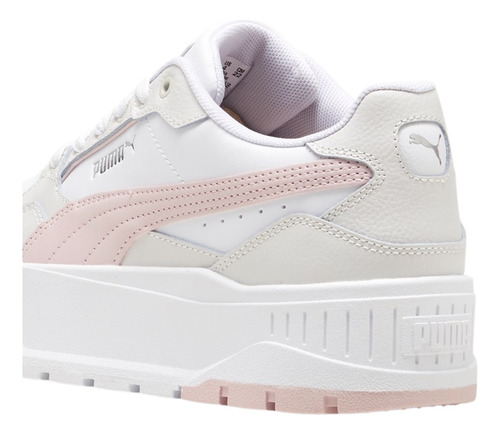 Tenis Puma Karmen Ii Idol Jr Mujer Casuales Y Cómodos - 39887603 Blancos Plataforma Suela Alta