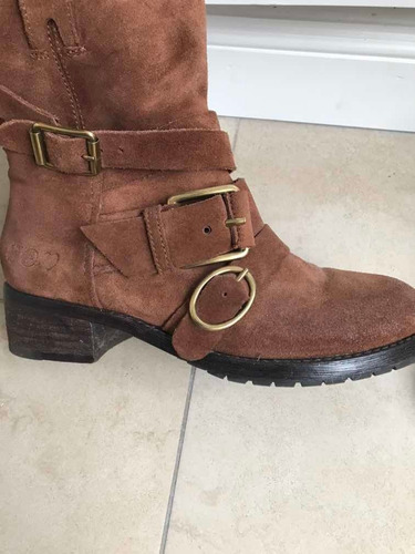 Botas De Gamuza Marrones Marca Lucky Brand