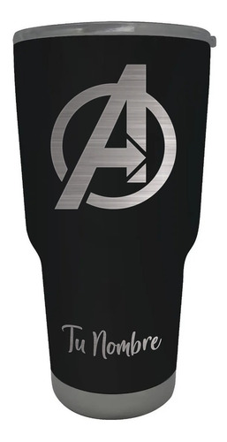 Termo 30 Oz Super Héroes Avengers Grabado Láser C/ Nombre