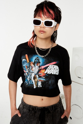 Imagen 1 de 3 de Remera Laser Starwars K. Linea Mich Mujer 47 Street