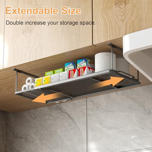 Organizador Extensible Debajo Del Estante Para Armarios