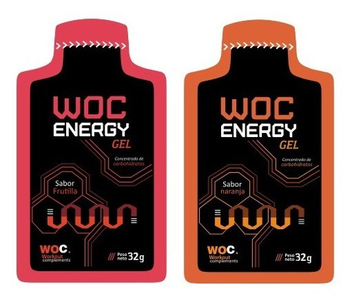 Gel Energético Woc Sabor Naranja 32grs- Nutrition Center