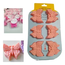 Comprar Molde De Silicona Mariposas Jabones Velas Repostería