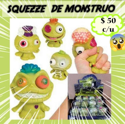 Squezze O Squishy De Mountros Par Halloween O Dia De Muertos