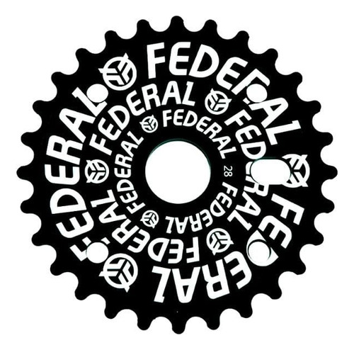 Plato Federal Logo Solid 28t - Bmx