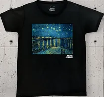 Comprar Noche Estrellada Sobre El Ródano (vincent Van Gogh) - Remera
