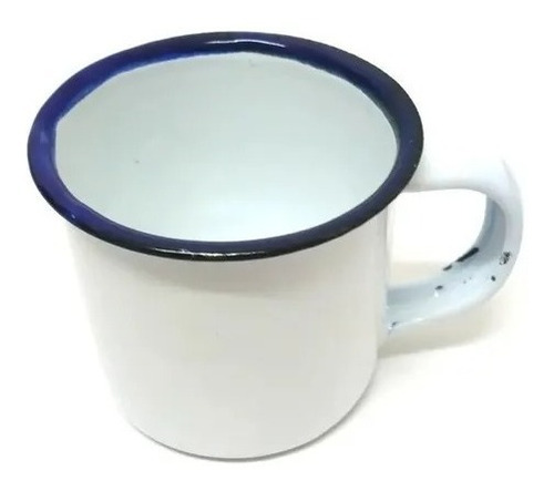 Conjunto 4 Caneca Esmaltada Café Leite Rustica 500ml Cores