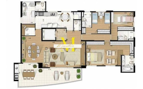 Imagem 4 de 14 de Apartamento 3 Dormitórios Para Venda Em São Paulo / Sp No Bairro Vila Romana - 157
