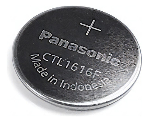 Pilha  recarregável CR1616 Panasonic CTL CTL1616F Botão