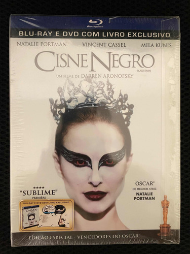 Blu Ray + Dvd Cisne Negro Black Swan Lacrado C/brinde