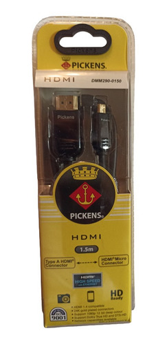 Cable Hdmi A Micro Hdmi De 1,5 Mts Pickens