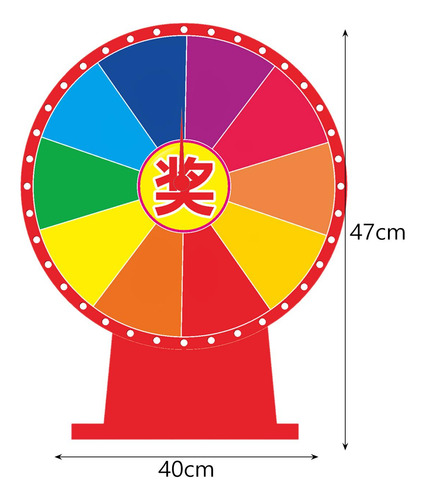Plato Giratorio De De Mesa, Rueda De Ruleta De Sorteo, 40cm