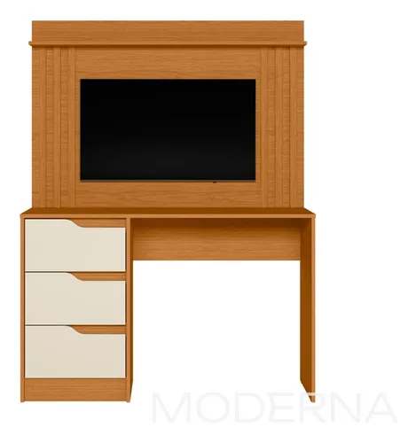 Escritorio Panel Albatroz Cinamomo Mate/off White