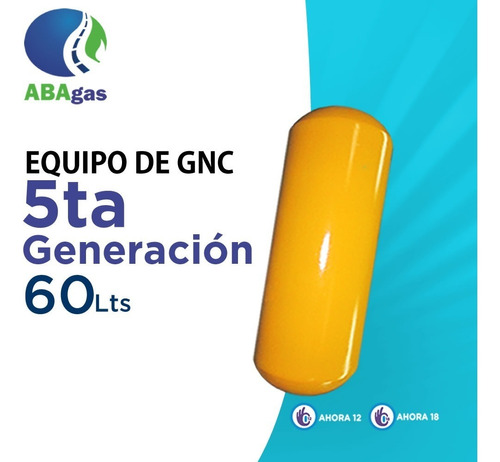 Imagen 1 de 7 de Equipo De Gnc 5ta Gen Premium 60 Lts Ahora 12 Y Ahora 18