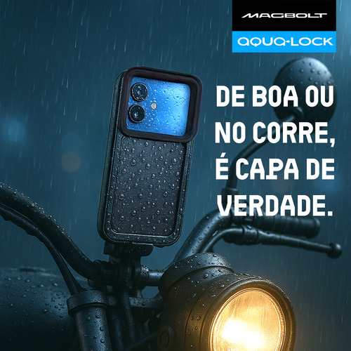 Case Capinha Capa Prova D'água Para iPhone 16 Pro Com Proteção Aquática Para Mergulho Magbolt Aqualock Extreme Até 15 Metros De Profundidade
