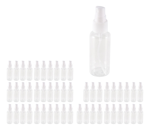 50 Botellas De Aerosol De 50 Ml De Plástico Vacías Y Recarga