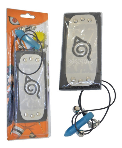 Set Accesorios Naruto Bandana Collar