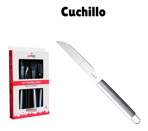 Imagen 4 de 8 de Set Accesorios Parrilleros Grilltech