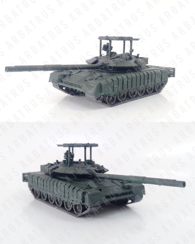 T-80 Bvm Escala 1/72 Arbatrus Verde Oscuro