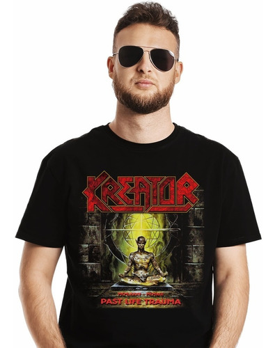 Polera Kreator Past Life Trauma Metal Impresión Directa