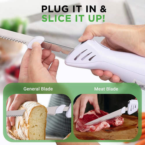 Nutrichef Cuchillo De Cocina Eléctrico Para Tallar Pavo