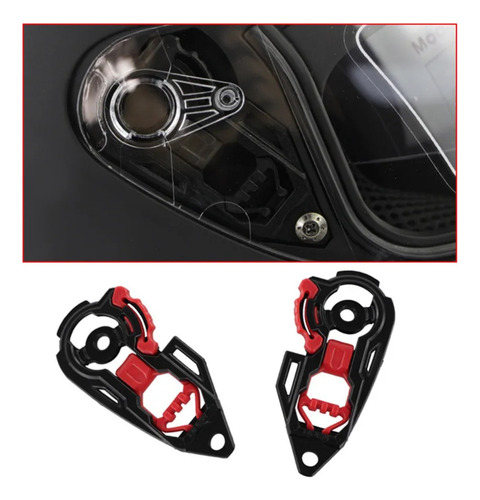 Placa Base De Engranaje Con Visera Para Casco Agv K1/k3sv/k5