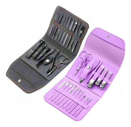 Kit De Manicure 16 Piezas Set De Belleza Para Mujer Y Hombre