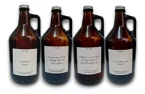 Comprar Set X 4 Botellon Growler 1.9 Lavadero Laundry Limpieza Blanc
