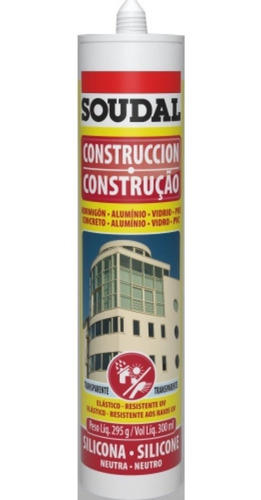 1 Cola Silicone .soudal Neutro Const_pto.300ml Fera 6879