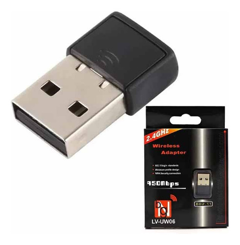 Rede Adaptador Wi-fi Wireless Usb Computador 2.4ghz 72 Mbps