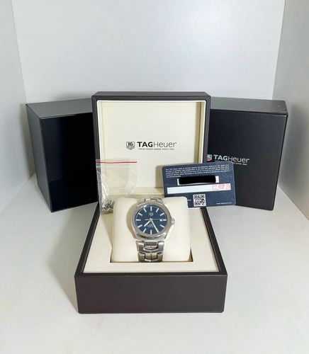 Tag Heuer Link 2022 41mm Prateado Prateado Azul (Usado)