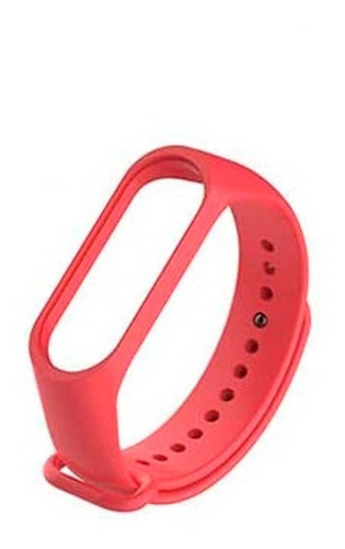 Pulseira Extra Silicone Vermelha Smartband M3 / M4