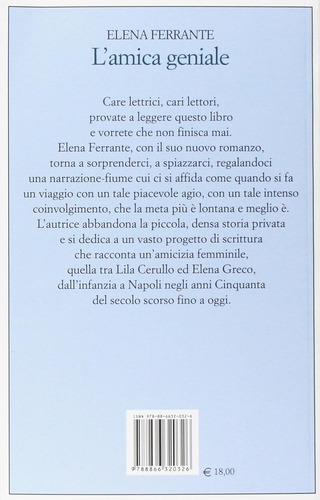 Livro - L'amica Geniale: Infanzia, Adolescenza: Vol. 1 - Importado - Italiano