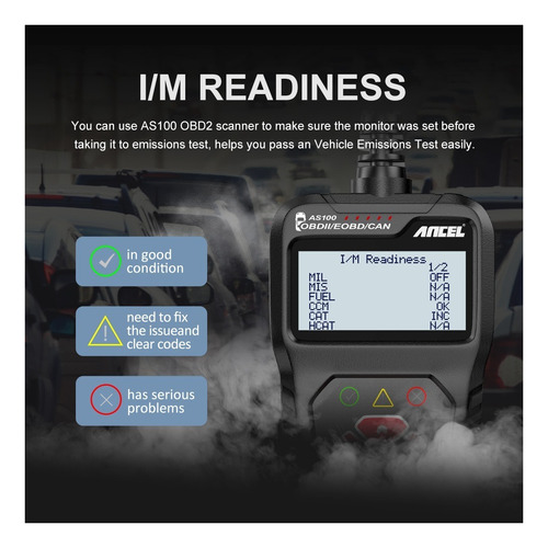 Ancel As100 Obdii Auto Scanner Check Engine Ferramenta De Di