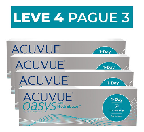 Lentes De Contato Acuvue Oasys 1-day - 60 Pares Miopia