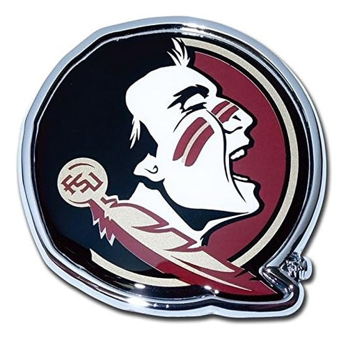 Emblema De Metal Para Automóvil De Florida State Fsu Seminol
