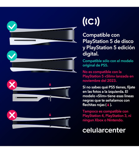 Funda De Protección Cubrepolvo Para Ps5 Play 5 Horizontal
