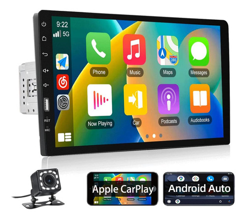 Radio Estéreo De Visualización Táctil De 9 Pulgadas Con Appl