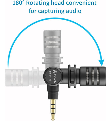 Microfono De Condensador Boya, By-m110 Plug And Play Con Om
