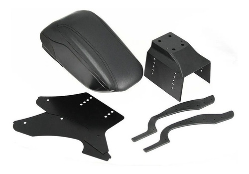 Apoya Brazo Rebatible Central Universal Porta Objetos Negro