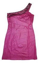Comprar Vestido Corto Ajustado Elastizado Tachas Un Hombro Mujer