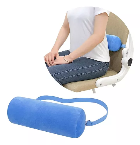  Zelen Almohada lumbar de apoyo lumbar, rollo de