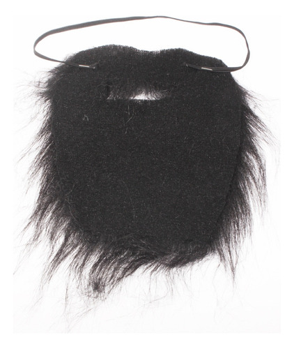 Barba Falsa De Bigote Espeso Blanco Con Correa Elástica