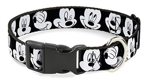 Buckledown Mickey Mouse Expresiones Closeup Blanconegro Pla