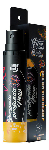 Gel Lubrificante Neon Oral Garganta Profunda Efeito Imediato Sabor Sex On The Beach