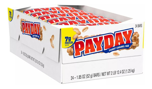 Payday  Peanut Caramel Barfull Size 24pz De 52gr 