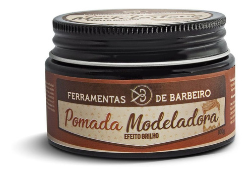 Pomada Mdeladora Efeito Molhado - Ferramentas De Barbeiro