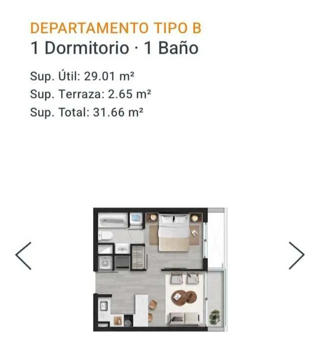 Imagen 1 de 8 de Venta Dpto La Cisterna (172602)