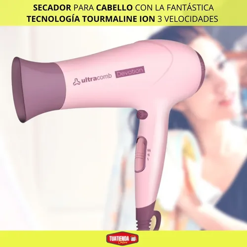 Secador De Pelo Planchita De Pelo Ultracomb Devotion Full